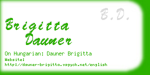 brigitta dauner business card